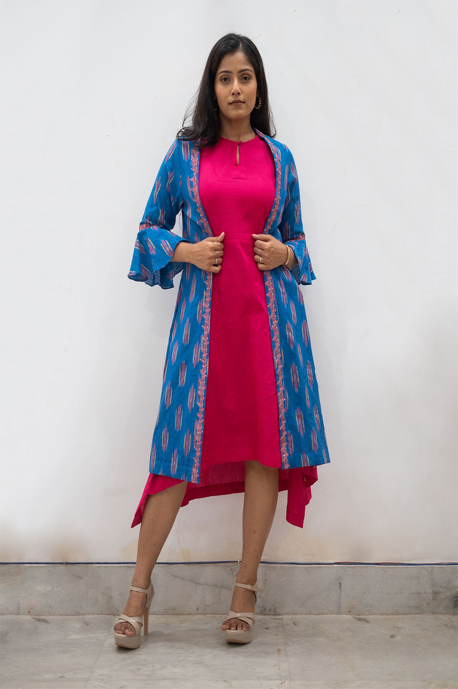 Ikkat Jacket Dress